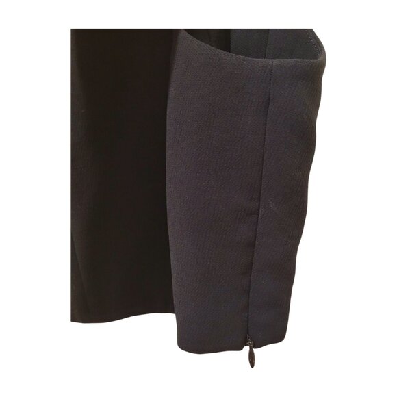 Aritzia Wilfred Dauphine Crop Top V neck Black M Medium - Picture 4 of 7